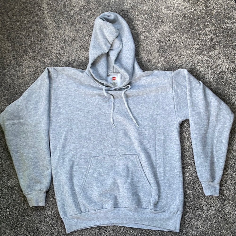 Gray M size hoodie